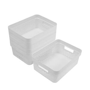 GLAD Plastic Storage Basket, Set of 6